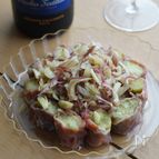 焼きなす出汁浸し　生ハム巻き