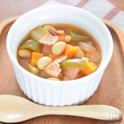 ケチャップでOK!おいしいミネストローネ