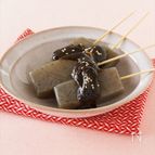 赤味噌の味噌田楽(こんにゃく）
