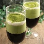 コーヒー抹茶クリームゼリー