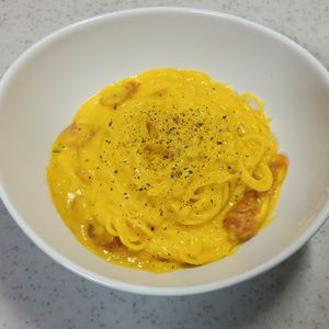 ひろりぃの作ってみた!投稿(コーンスープの素で！クリームパスタ)