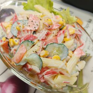 もんぶらん°・*:.。.☆の作ってみた!投稿(我が家の定番♪【マカロニサラダ】)