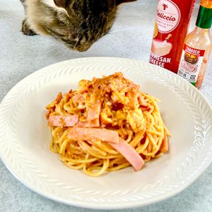 のりのり🐾🎀🤍の作ってみた!投稿(【普通より、ちょっとおいしいナポリタン】大満足のコクとうま味)