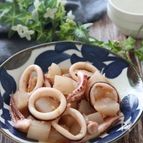 短時間の味しみしみ♡スルメイカと大根のガラポン炒め煮