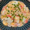 よっこの作ってみた!投稿(甘~いだしが旨い🤭💖カニカマ卵あんかけ豆腐💖)