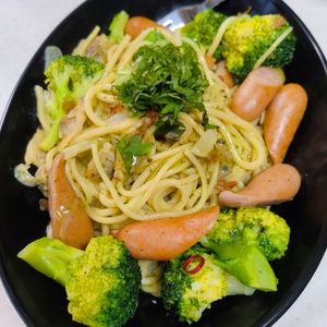 もんぶらん°・*:.。.☆の作ってみた!投稿(ジェノベーゼパスタ)