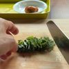 焼きナスの梅味噌和えの工程4