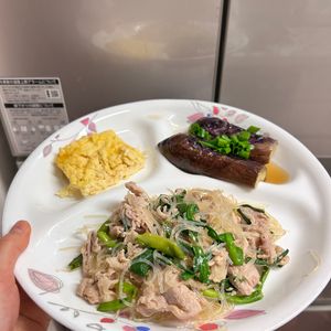 ケの作ってみた!投稿(レンジで簡単♪戻し不要♪包丁不要♪コク旨さっぱり！豚ニラ春雨)