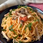 明太子好きが作る♡大葉香る！和風明太子パスタ