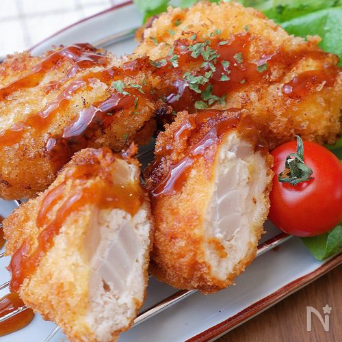 新玉ねぎあったらコレ！＜新玉入りチキンカツ＞サクとろ食感🤤