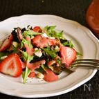 亜麻仁油で【新鮮いちごの甘酸っぱいドレッシング】