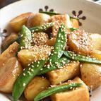 【新じゃがと厚揚げの照り照りうま煮】ご飯がすすむ～！