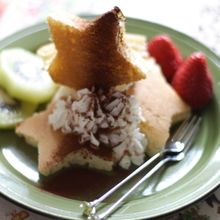 ティラミス風ホットケーキタワー