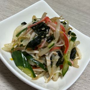 みーこの作ってみた!投稿(【きゅうりともやしの柚子胡椒ポン酢】5分で簡単副菜♪)