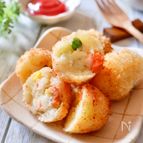 付け合わせやお弁当に♡『ミックスベジタブルのポテトフライ』