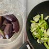 【なすとチンゲン菜の柚子胡椒煮】冷やしても◎3分煮るだけ♪の工程1