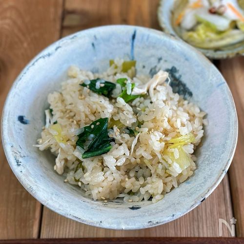 【ヘルシー鶏飯】準備1分!入れて待つだけ。