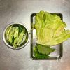 包むだけで美腸♪納豆のレタス包みの工程1