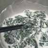 風邪予防に！ちぢみほうれん草のチーズチヂミの工程2
