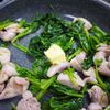 寒い時期にはこれ「チキンとほうれん草のクリームグラタン」の工程3