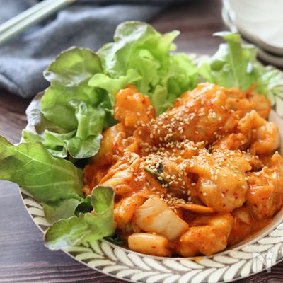 【めちゃ旨キムチ鶏マヨ】キムチを使ったいつもと一味違う鶏マヨ