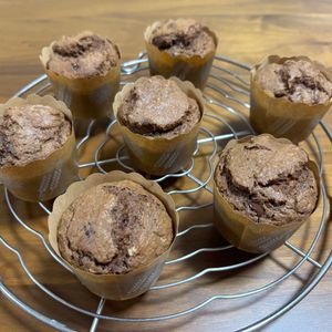 こむぎの作ってみた!投稿(混ぜて焼くだけ失敗なし♡米粉とおからのコーヒーマフィン)