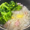 菊芋と菜の花の炊き込みご飯の工程6