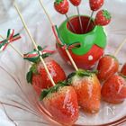 話題の【いちご飴】をおうちで簡単手作り｜～あっという間にできる！パリパリお祭り屋台風～