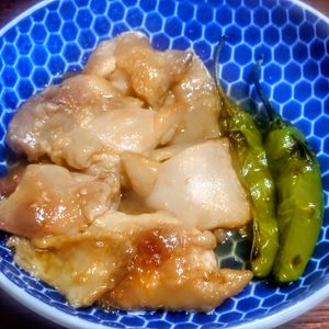オレンジの作ってみた!投稿(梅でさっぱり！ひとくち照り焼きチキン)