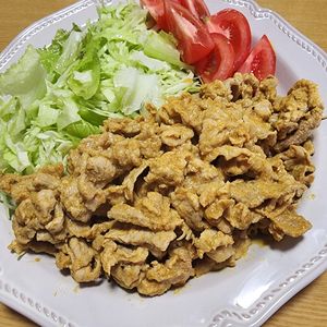 ナムディの作ってみた!投稿(【タンドリーポーク】豚コマで包丁不要♪超簡単でめっちゃ旨い！)