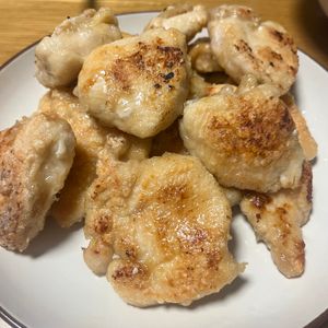 222904の作ってみた!投稿(むね肉deサクサク♡ガーリック醤油チキン【#マヨ・卵不使用】)