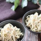 レンチン！簡単やみつき♡ごぼうとしらすのごまマヨサラダ