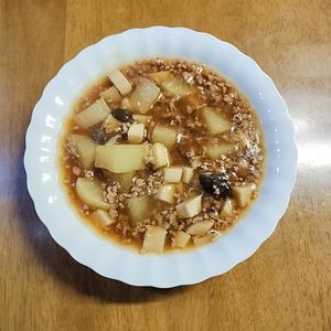 ぴんくツバメの作ってみた!投稿(フライパンで作る！大根とエリンギのそぼろ煮)