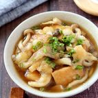 汁まで飲み干す美味しさ♪厚揚げときのこのみぞれ煮浸し