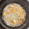厚揚げとほうれん草《トロトロ♡かき玉あん》の工程1