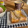 グリーンラテの作ってみた!投稿(【SNSで大バズり！】ふわとろフレンチトーストの裏ワザ)