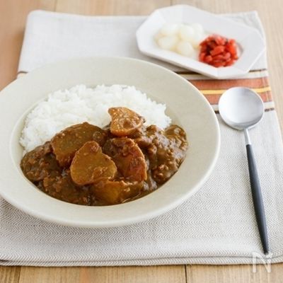 ごろごろ大根カレー。