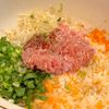 【ヘルシー】夏野菜キーマカレーの工程1