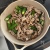 【豚こまオクラの塩レモン炒め】さっぱり食べられる♪の工程3