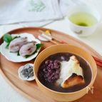 あずきから作る、本格ぜんざい