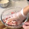 給食で大人気！【真珠蒸し】の工程1