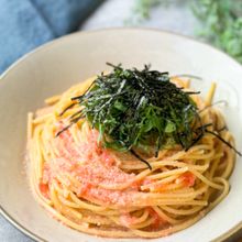 茹でて和えるだけ! 絶品明太子パスタ