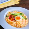 うどんスープ活用!冷やし坦々風ピリ辛豆乳そうめん