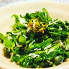 簡単すぎる！5分で出来る菜の花とシラスの生姜和え