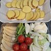 春野菜とモッツァレラチーズのクリーム焼きの工程1