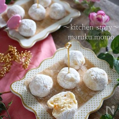 レンジ40秒！バターのような口どけ♪ホワイトチョコのトリュフ