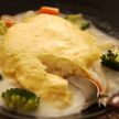 かける派☆クリームシチューのオムライス風