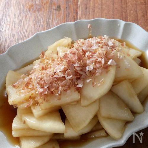 【簡単副菜】大根のめんポン漬け