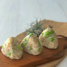 ＊枝豆としらすとクリームチーズのおにぎり＊