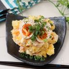 まるで居酒屋！？煮卵を使った『酒に合う！究極ポテトサラダ』